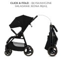 KinderKraft Kinderkraft wózek spacerowy TRIG 3 ONYX BLACK (WYPRZEDAŻ)