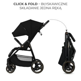 KinderKraft Kinderkraft wózek spacerowy TRIG 3 ONYX BLACK (WYPRZEDAŻ)