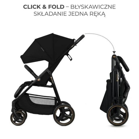 KinderKraft Kinderkraft wózek spacerowy TRIG 3 ONYX BLACK (WYPRZEDAŻ)