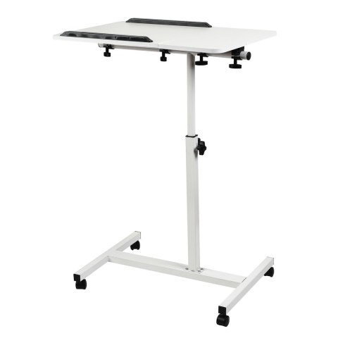 Maclean MACLEAN MOBILNE BIURKO/STAND NA LAPTOP, BIAŁE, REGULACJA WYSOKOŚĆ 59-89CM, MAX. 30KG MC-121 W