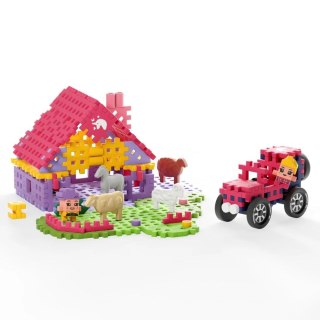 Marioinex MARIOINEX Klocki Mini Waffle Farmer Urocze ranczo, 112 elementów