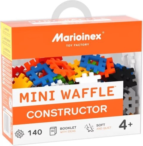 Marioinex MARIOINEX Klocki Mini Waffle Konstruktor, 140 elementów