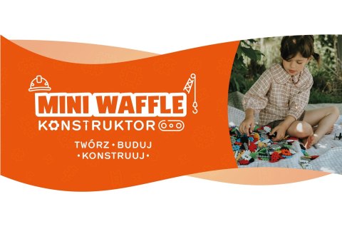 Marioinex MARIOINEX Klocki Mini Waffle Konstruktor, 140 elementów