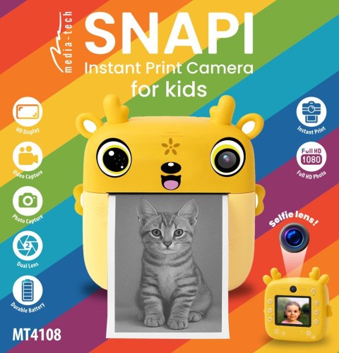 Media tech MEDIA-TECH CYFROWY APARAT FOTOGRAFICZNY SNAPI MT4108