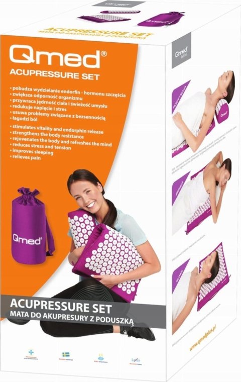 Qmed Mata do qkupresury z poduszką ACUPRESSURE MAT
