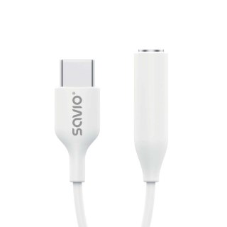 SAVIO SAVIO ADAPTER USB-C - MINI JACK 3,5 MM (F) AK-52