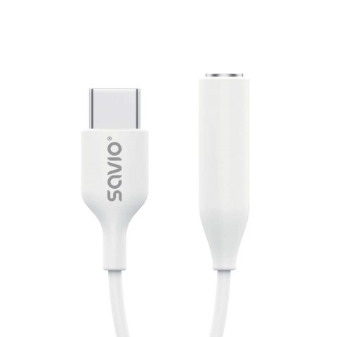 SAVIO SAVIO ADAPTER USB-C - MINI JACK 3,5 MM (F) AK-52