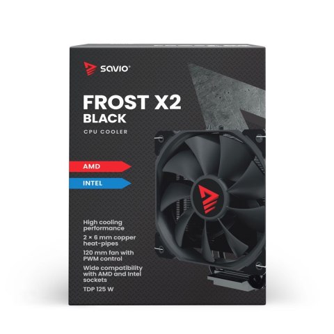 SAVIO SAVIO CHŁODZENIE CPU FROST BLACK X2