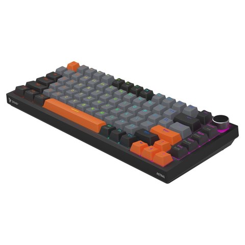 SAVIO SAVIO KLAWIATURA MAGNETYCZNA ASTRAL BLACK OUTEMU WHITE JADE RGB 3 KOLORY KEYCAPÓW