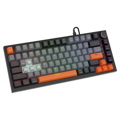 SAVIO SAVIO KLAWIATURA MAGNETYCZNA ASTRAL BLACK OUTEMU WHITE JADE RGB 3 KOLORY KEYCAPÓW