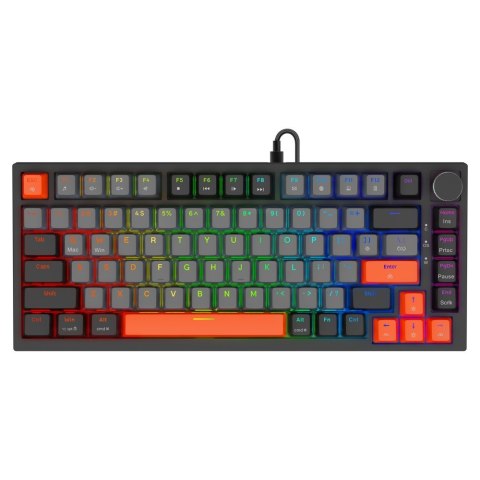 SAVIO SAVIO KLAWIATURA MAGNETYCZNA ASTRAL BLACK OUTEMU WHITE JADE RGB 3 KOLORY KEYCAPÓW