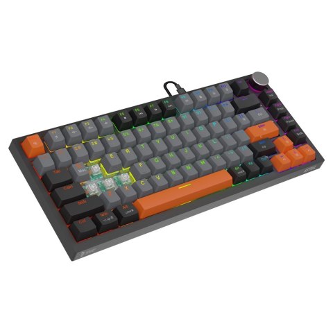 SAVIO SAVIO KLAWIATURA MAGNETYCZNA ASTRAL BLACK OUTEMU WHITE JADE RGB 3 KOLORY KEYCAPÓW