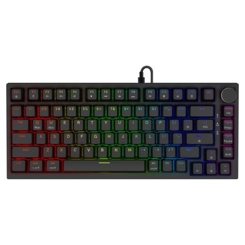 SAVIO SAVIO KLAWIATURA MAGNETYCZNA ASTRAL BLACK OUTEMU WHITE JADE RGB