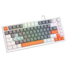 SAVIO SAVIO KLAWIATURA MAGNETYCZNA ASTRAL WHITE OUTEMU WHITE JADE RGB 3 KOLORY KEYCAPÓW