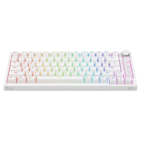 SAVIO SAVIO KLAWIATURA MECHANICZNA ASTRAL WHITE OUTEMU WHITE JADE RGB