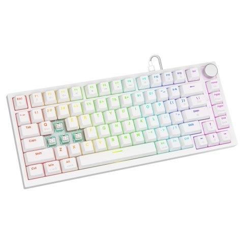 SAVIO SAVIO KLAWIATURA MECHANICZNA ASTRAL WHITE OUTEMU WHITE JADE RGB