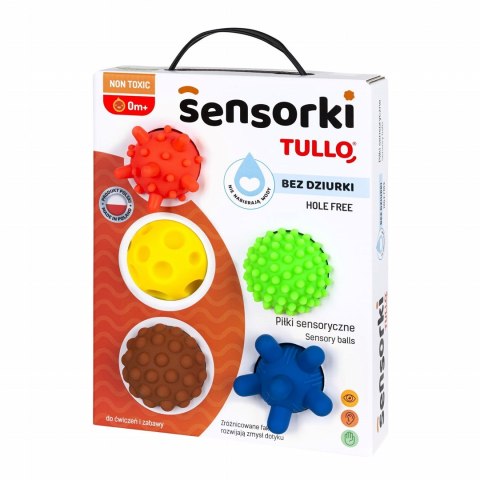 Tullo TULLO Piłki sensoryczne Sensorki bez dziur, 5 szt.
