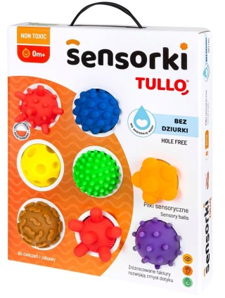 Tullo TULLO Piłki sensoryczne Sensorki bez dziur, 8 szt.