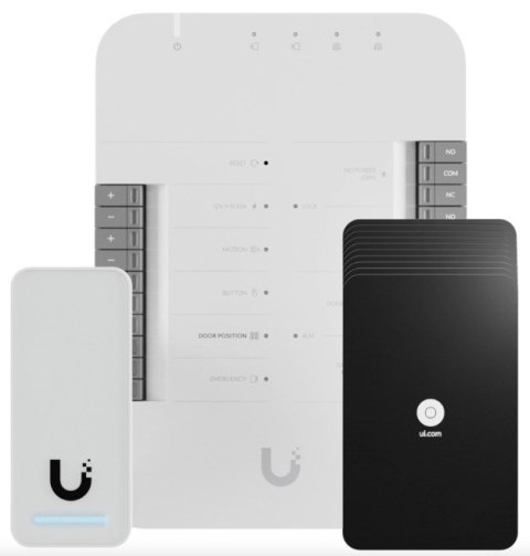 UBIQUITI Zestaw startowy UniFi Access Ubiquiti UA-G2-SK, Czytnik dostępu G2 + Hub + Karty (10 sztuk)