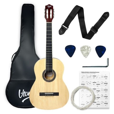 V-tone V-TONE CG TWO NT - Gitara klasyczna 4/4 naturalne drewno