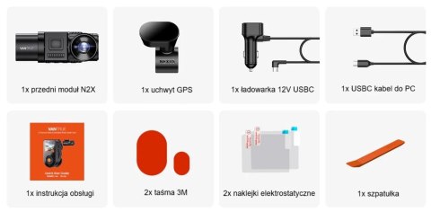 VANTRUE Wideorejestrator Vantrue N2X LTE