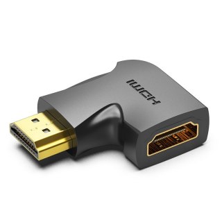 Vention Adapter HDMI Vention 270 stopni męski na żeński pionowy płaski czarny