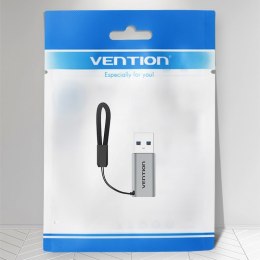Vention Adapter USB 3.0 Vention USB-A do USB-C szary stop aluminium