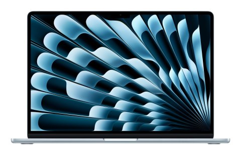 Apple Apple MacBook Air 15,3"Retina 500nit M4 chip with 10-core CPU + 10-core GPU 24GB SSD512 2xTB4 BLKB 1Y Sky Blue (WYPRZEDAŻ)