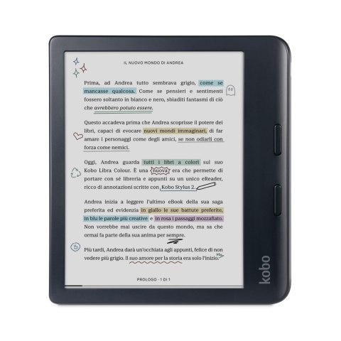 KOBO Ebook Kobo Libra Colour 7" E-Ink Kaleido 3 32GB WI-FI Black