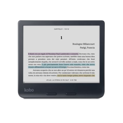 KOBO Ebook Kobo Libra Colour 7" E-Ink Kaleido 3 32GB WI-FI Black