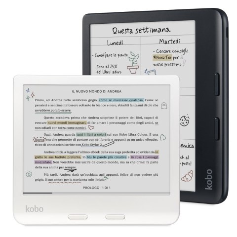 KOBO Ebook Kobo Libra Colour 7" E-Ink Kaleido 3 32GB WI-FI Black