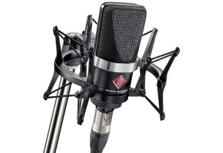 NEUMANN Neumann TLM 102 MT Studio-Set -  Mikrofon pojemnościowy wielkomembranowy z uchwytem p. wstrząsowym, czarny