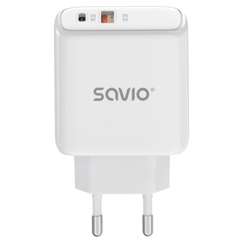 SAVIO SAVIO ŁADOWARKA SIECIOWA 20W QUICK CHARGE POWER DELIVERY 3.0 LA-12