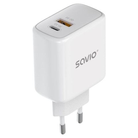 SAVIO SAVIO ŁADOWARKA SIECIOWA 20W QUICK CHARGE POWER DELIVERY 3.0 LA-12