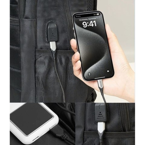 Vention Plecak wodoodporny na laptopa Vention KRK 20l z portem USB i blokadą antykradzieżową czarny