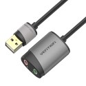 Vention Zewnętrzna karta dźwiękowa USB Vention 0,15m