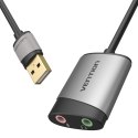 Vention Zewnętrzna karta dźwiękowa USB Vention 0,15m