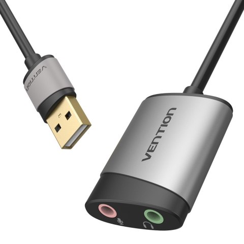Vention Zewnętrzna karta dźwiękowa USB Vention 0,15m
