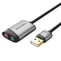 Vention Zewnętrzna karta dźwiękowa USB Vention 0,15m