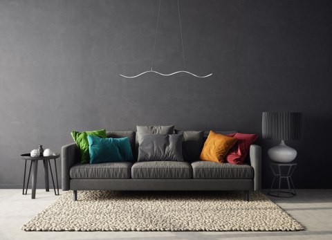 Activejet Lampa sufitowa LED Activejet AJE-SARA, srebrna, światło neutralne białe, 1690 lm. (WYPRZEDAŻ)