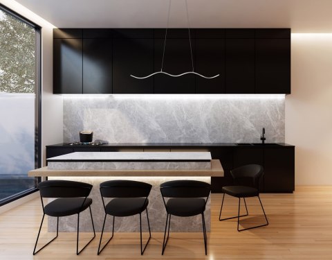 Activejet Lampa sufitowa LED Activejet AJE-SARA, srebrna, światło neutralne białe, 1690 lm. (WYPRZEDAŻ)