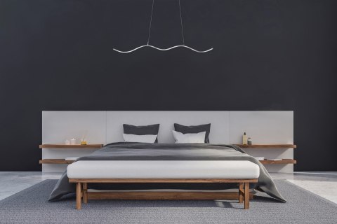 Activejet Lampa sufitowa LED Activejet AJE-SARA, srebrna, światło neutralne białe, 1690 lm. (WYPRZEDAŻ)