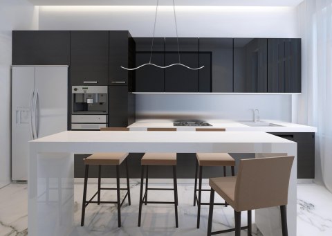 Activejet Lampa sufitowa LED Activejet AJE-SARA, srebrna, światło neutralne białe, 1690 lm. (WYPRZEDAŻ)