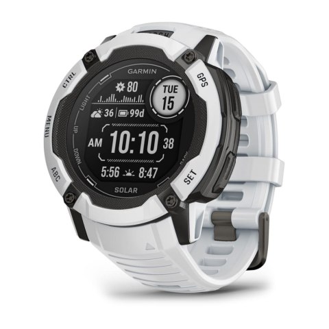 Garmin Zegarek sportowy Garmin Instinct 2X Solar 50mm Biały