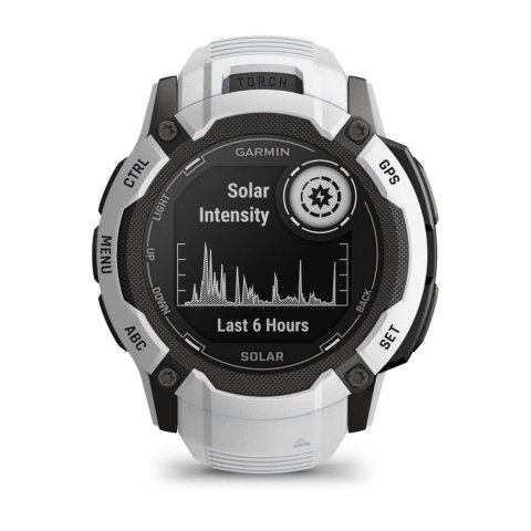 Garmin Zegarek sportowy Garmin Instinct 2X Solar 50mm Biały