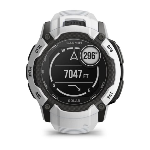Garmin Zegarek sportowy Garmin Instinct 2X Solar 50mm Biały