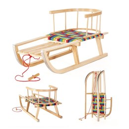 GreenBlue GREENBLUE SANKI ZE ZDEJMOWANYM OPARCIEM, TAPICERKĄ TKANINOWĄ I LINĄ CIĄGNĄCĄ GB138