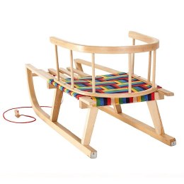 GreenBlue GREENBLUE SANKI ZE ZDEJMOWANYM OPARCIEM, TAPICERKĄ TKANINOWĄ I LINĄ CIĄGNĄCĄ GB138