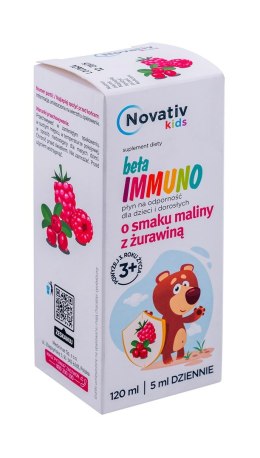 MEDICINAE Novativ Kids Beta Immuno płyn na odporność 120ml