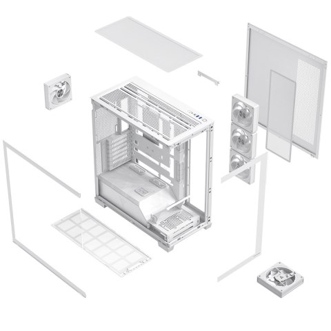 MODECOM MODECOM OBUDOWA VOLCANO STELLAR PLUS ARGB MIDI 5F WHITE